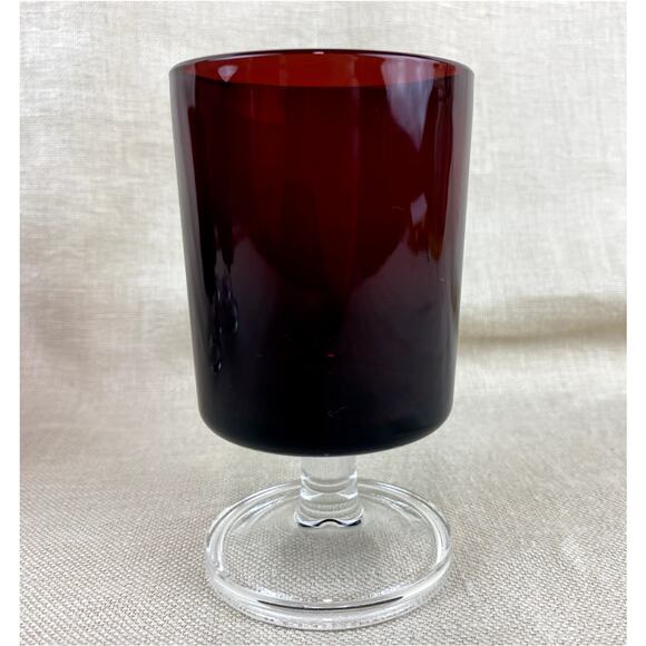 Cristal D'Arques Durand Cavalier Ruby Wine Glasses Set of 6 - Picture 5 of 7